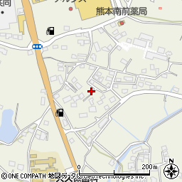 熊本県宇城市松橋町豊福1538-9周辺の地図