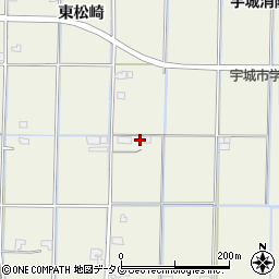 熊本県宇城市松橋町東松崎448周辺の地図