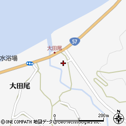 熊本県宇城市三角町大田尾843周辺の地図