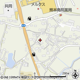 熊本県宇城市松橋町豊福1548周辺の地図