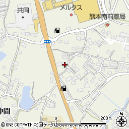 熊本県宇城市松橋町豊福1678周辺の地図