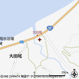 熊本県宇城市三角町大田尾845周辺の地図