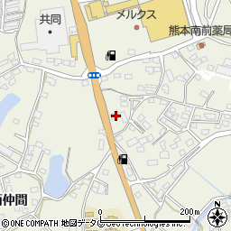 熊本県宇城市松橋町豊福1677周辺の地図