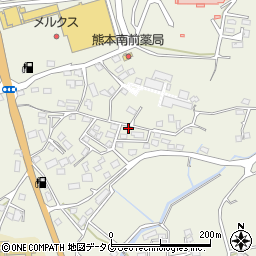 熊本県宇城市松橋町豊福1537周辺の地図