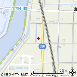 熊本県宇城市松橋町東松崎612周辺の地図