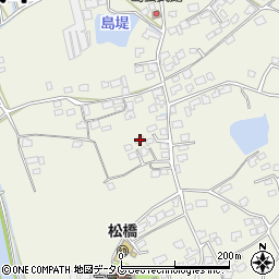 熊本県宇城市松橋町西下郷1082周辺の地図