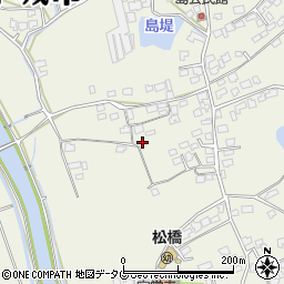 熊本県宇城市松橋町西下郷1665周辺の地図