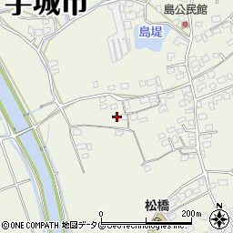 熊本県宇城市松橋町西下郷1709周辺の地図