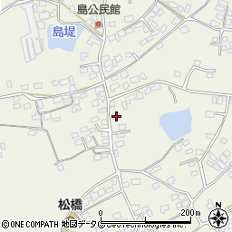 熊本県宇城市松橋町西下郷1073周辺の地図