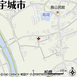 熊本県宇城市松橋町西下郷1669周辺の地図