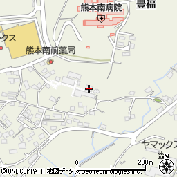 熊本県宇城市松橋町豊福2094周辺の地図