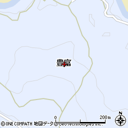 熊本県下益城郡美里町豊富周辺の地図