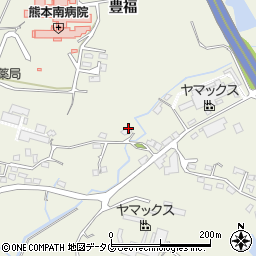 熊本県宇城市松橋町豊福2152周辺の地図