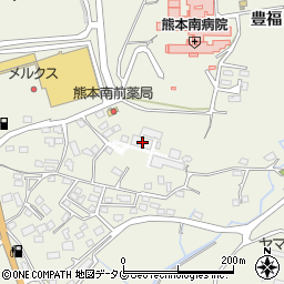 熊本県宇城市松橋町豊福2085周辺の地図