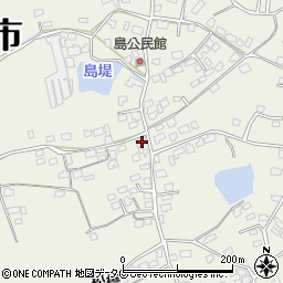 熊本県宇城市松橋町西下郷1634周辺の地図