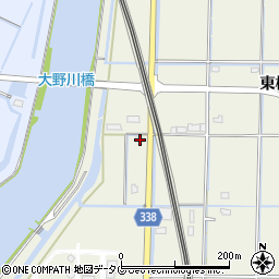 熊本県宇城市松橋町東松崎606周辺の地図