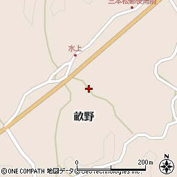 熊本県下益城郡美里町畝野1596周辺の地図