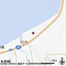 熊本県宇城市三角町大田尾853周辺の地図