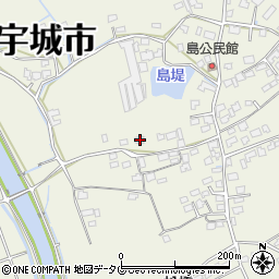 熊本県宇城市松橋町西下郷1672周辺の地図