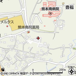 熊本県宇城市松橋町豊福2072周辺の地図