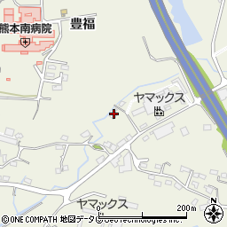 熊本県宇城市松橋町豊福2172周辺の地図