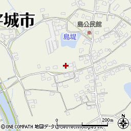 熊本県宇城市松橋町西下郷1652周辺の地図