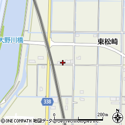 熊本県宇城市松橋町東松崎575周辺の地図