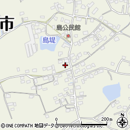 熊本県宇城市松橋町西下郷1633周辺の地図