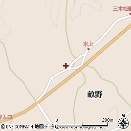 熊本県下益城郡美里町畝野1552周辺の地図