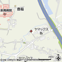 熊本県宇城市松橋町豊福2174周辺の地図