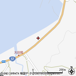 熊本県宇城市三角町大田尾860周辺の地図