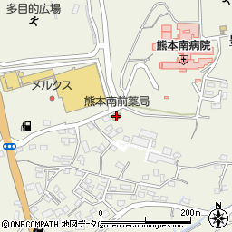 熊本県宇城市松橋町豊福2070周辺の地図