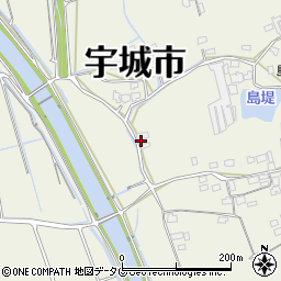 熊本県宇城市松橋町西下郷1744周辺の地図