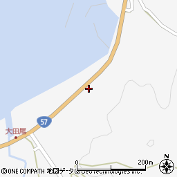 熊本県宇城市三角町大田尾863周辺の地図