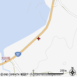 熊本県宇城市三角町大田尾864周辺の地図