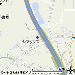 熊本県宇城市松橋町豊福2184周辺の地図