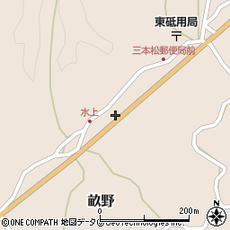 熊本県下益城郡美里町畝野1651周辺の地図