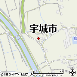 熊本県宇城市松橋町西下郷1544周辺の地図