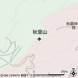 秋葉山周辺の地図