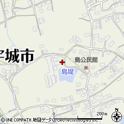 熊本県宇城市松橋町西下郷1687周辺の地図