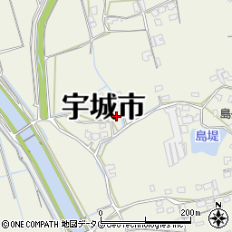 熊本県宇城市松橋町西下郷1521-1周辺の地図