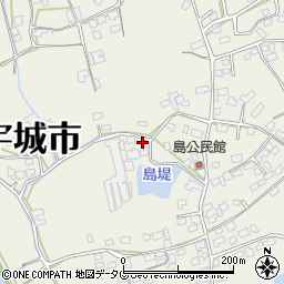熊本県宇城市松橋町西下郷1690周辺の地図