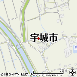 熊本県宇城市松橋町西下郷1526周辺の地図