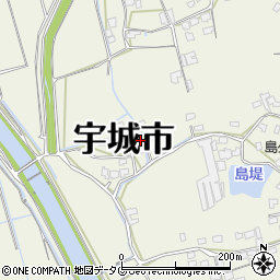 熊本県宇城市松橋町西下郷1520周辺の地図