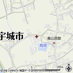 熊本県宇城市松橋町西下郷1691周辺の地図