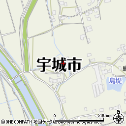 熊本県宇城市松橋町西下郷1521周辺の地図