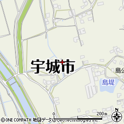 熊本県宇城市松橋町西下郷1556周辺の地図