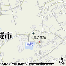 熊本県宇城市松橋町西下郷1604周辺の地図