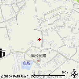 熊本県宇城市松橋町西下郷1595周辺の地図