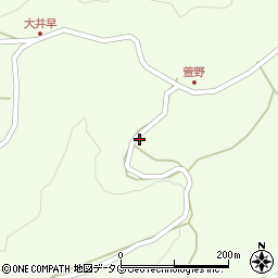 熊本県下益城郡美里町大井早2137周辺の地図